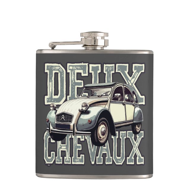 Flasques Deux Chevaux (Devant)