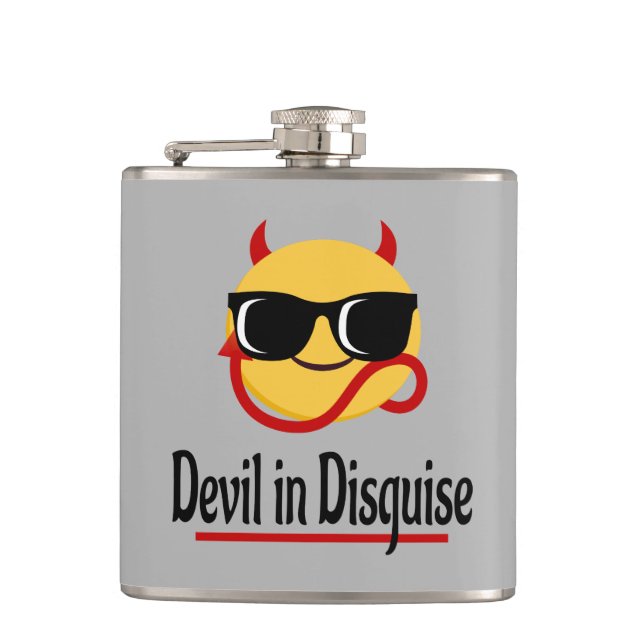 Flasques diable déguisé Emoji Hot tendance Funny (Devant)