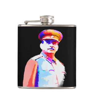 Flasques Dictateur vintage Colorful de Joseph Staline 2ÈME
