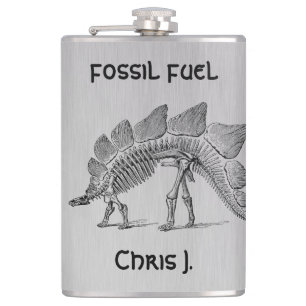 Flasques Dinosaure Squelette Fossile Carburant sur la conce