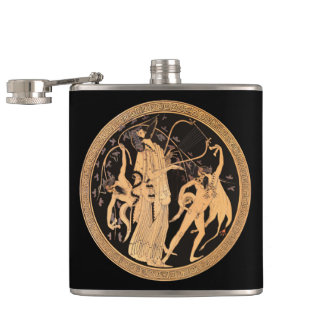 Flasques Dionysus et les Satyrs