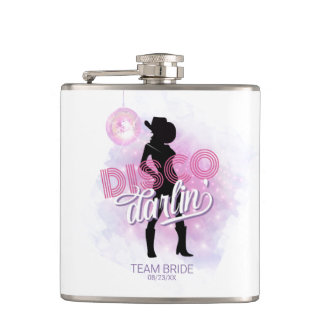 Flasques Disco Darlin' Bachelorette Team Bride ID928