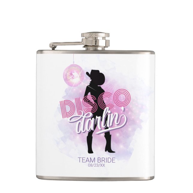 Flasques Disco Darlin' Équipe de l'enterrement de vie de je (Devant)