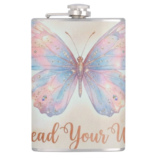 Flasques Disque Vinyl Spread Your Wings 🦋Flasque enveloppé (Devant)