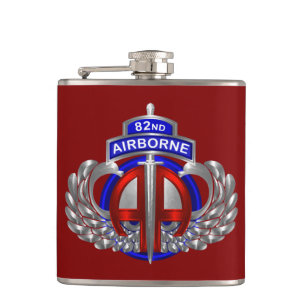 Flasques Division aéroportée 82ème Dagger Div Colors