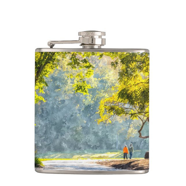 Flasques Dogwood Stroll Peinture (Devant)