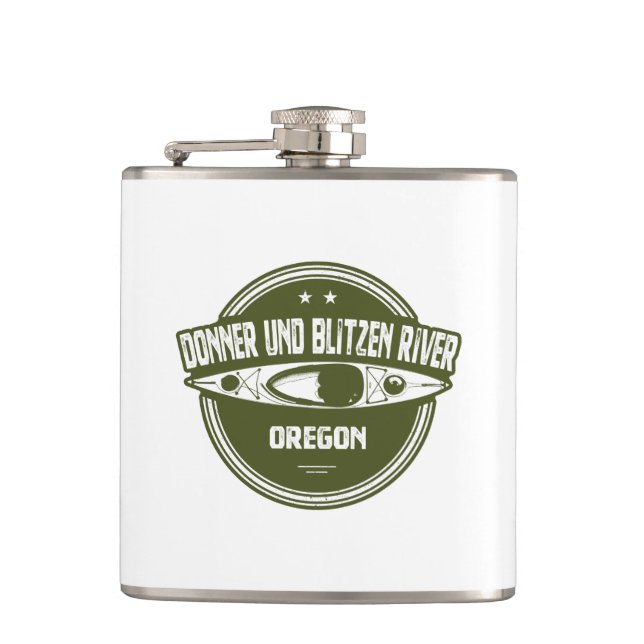 Flasques Donner und Blitzen River Oregon Kayaking (Devant)