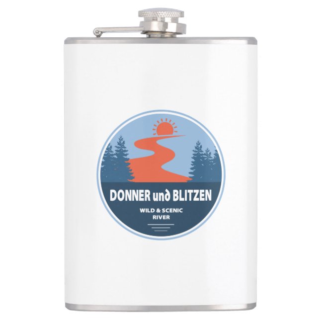 Flasques Donner und Blitzen Wild River Pittoresque River Or (Devant)