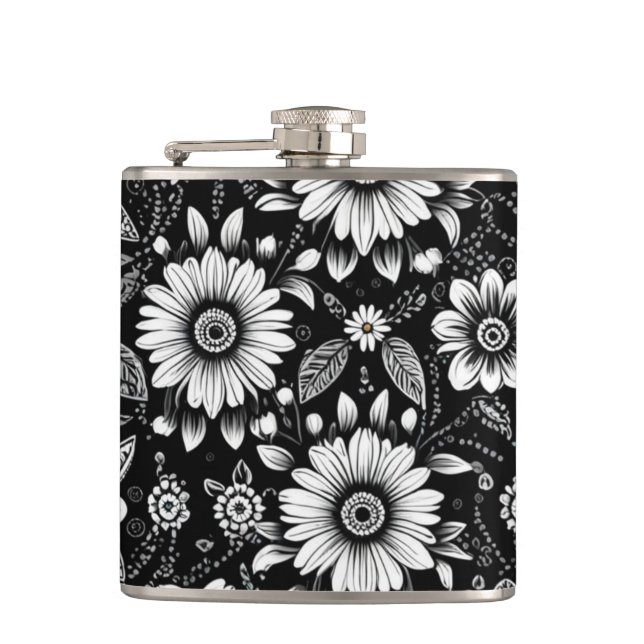 Flasques Dose de marguerite N&B  (Devant)