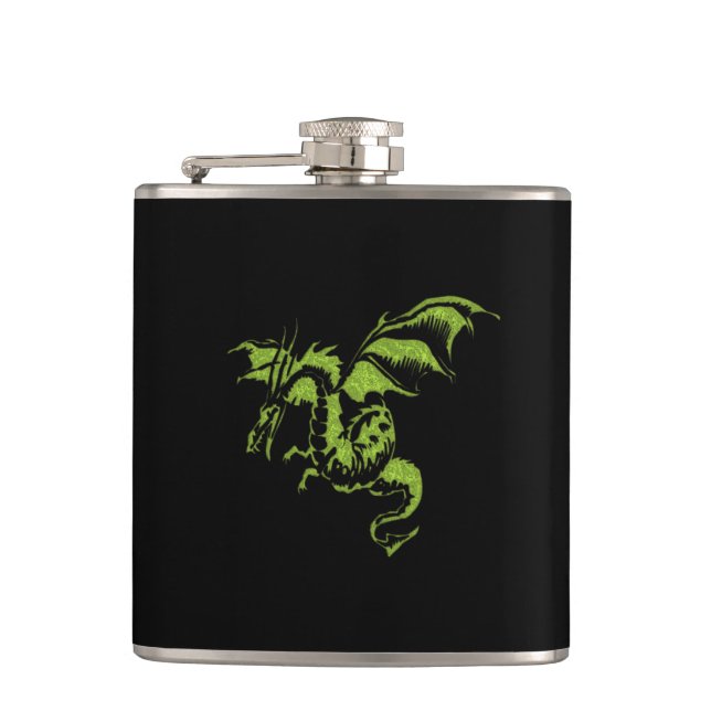Flasques Dragon Vert (Devant)