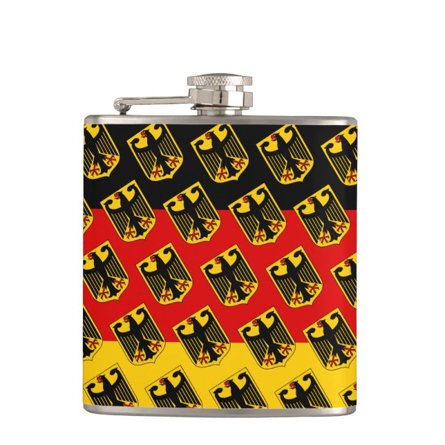 Flasques Drapeau allemand & Aigle, patriotes allemands /Deu (Devant)