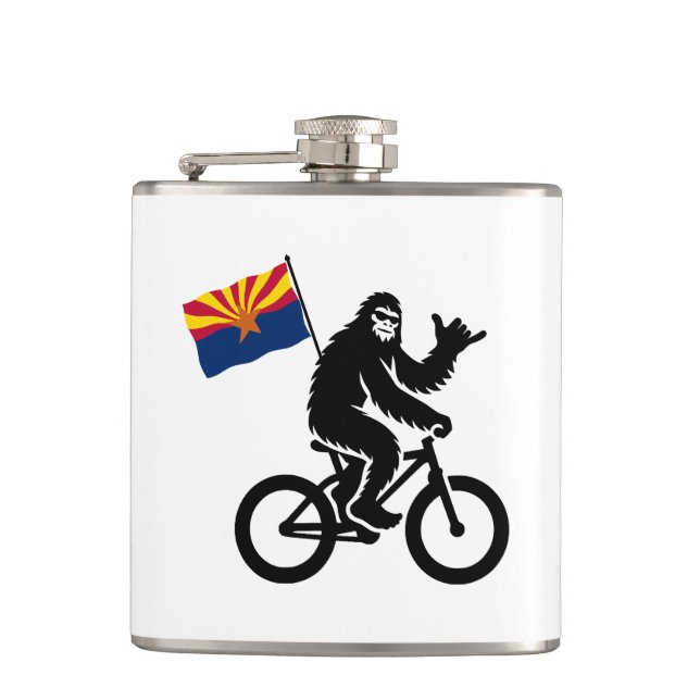 Flasques Drapeau Bigfoot Cycling Arizona (Devant)