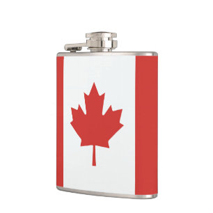 Flasques Drapeau canadien en feuille d'érable