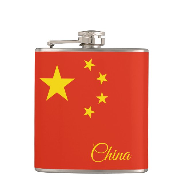 Flasques Drapeau chinois et voyage Chine/fans sportifs (Devant)
