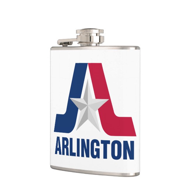 Flasques Drapeau d'Arlington, Texas Flask (Gauche)