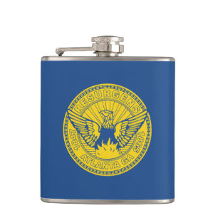 Flasques Drapeau d'Atlanta, Géorgie Hip Flask