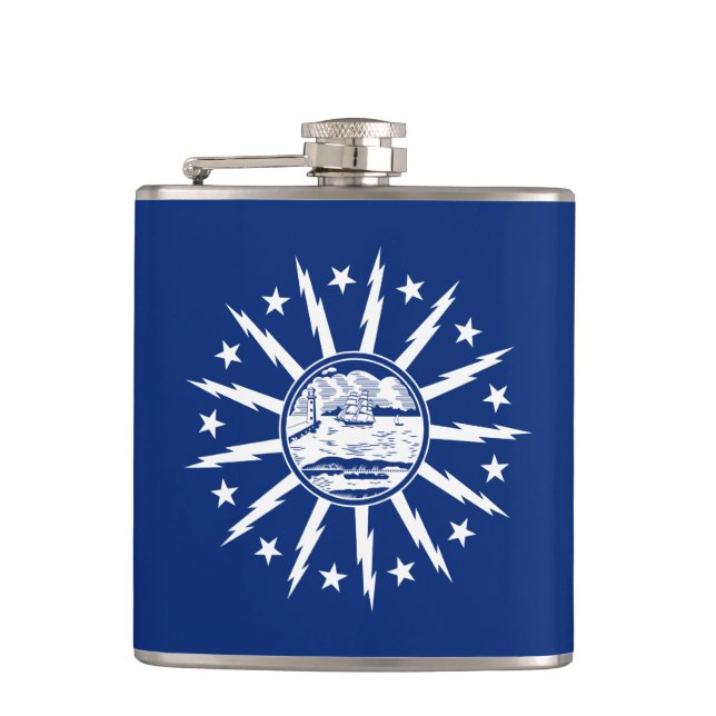 Flasques Drapeau de Buffalo, New York Hip Flask (Devant)