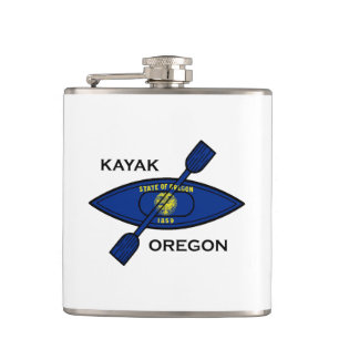 Flasques Drapeau de Kayak Oregon