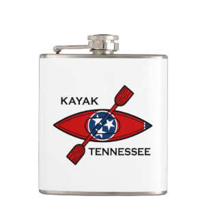 Flasques Drapeau de kayak Tennessee