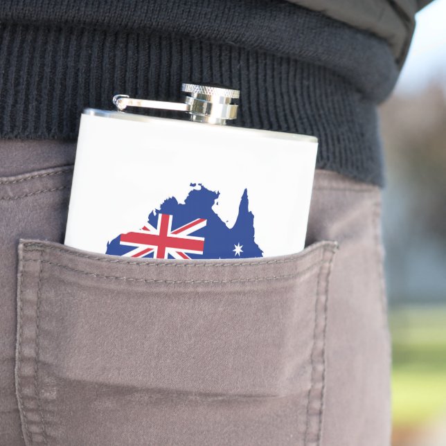 Flasques drapeau de l'Australie (En situation)