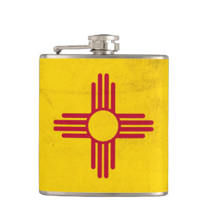 Flasques Drapeau de l'État du Nouveau-Mexique - Zia Sun