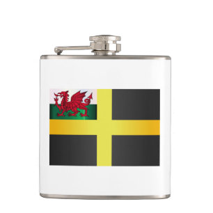 Flasques Drapeau de Saint David du Pays de Galles
