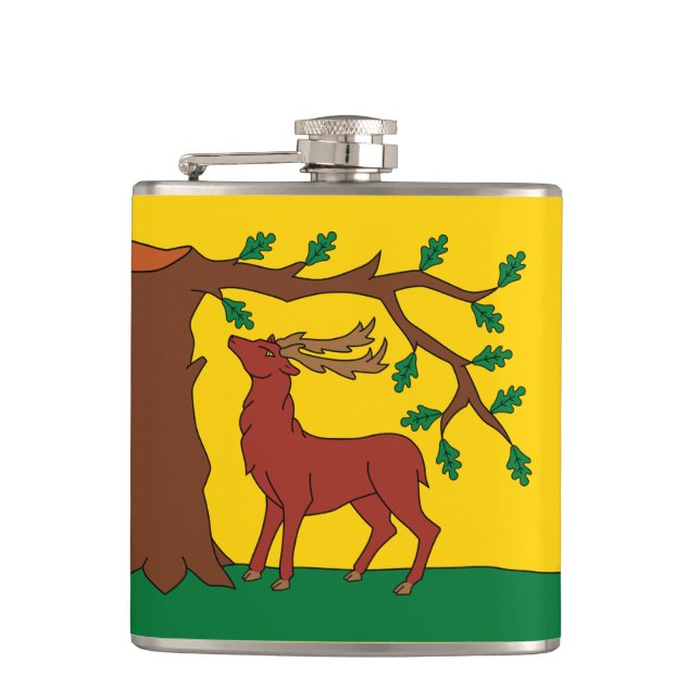 Flasques Drapeau du comté historique de Berkshire Flask (Devant)