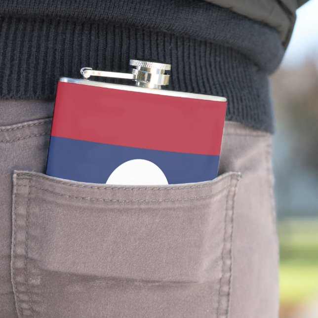 Flasques Drapeau du Laos (En situation)