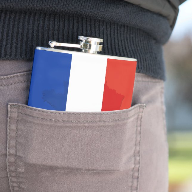 Flasques drapeau français (En situation)