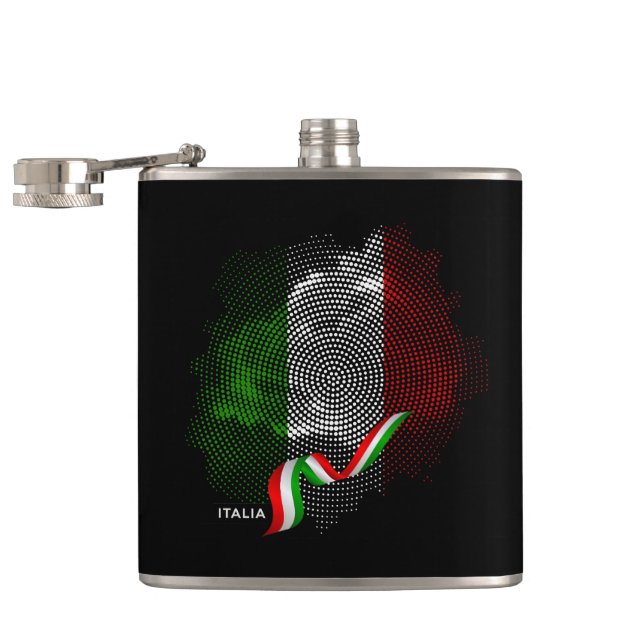 Flasques Drapeau italien (Ouvert)