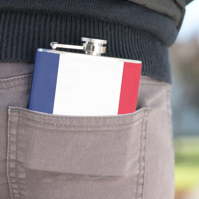Flasques Drapeau minimaliste français (In Situ)