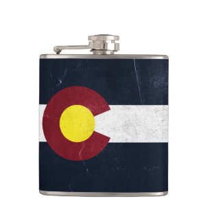 Flasques Drapeau noir du Colorado
