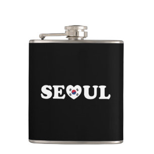 Flasques Drapeau Seoul Love Heart Taegeukgi