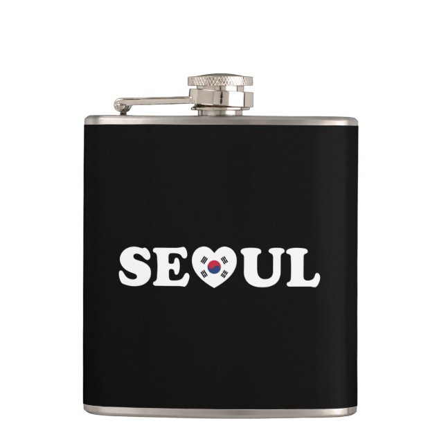 Flasques Drapeau Seoul Love Heart Taegeukgi (Devant)