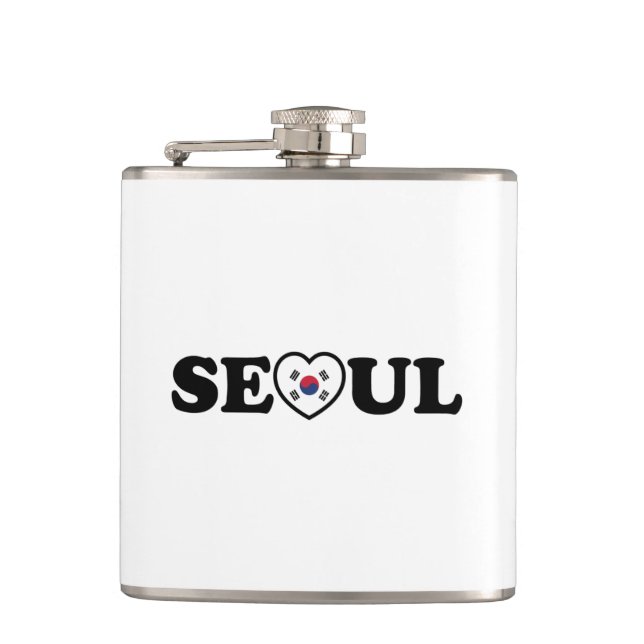Flasques Drapeau Seoul Love Heart Taegeukgi (Devant)