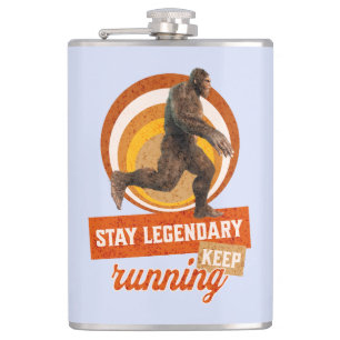 Flasques Drôle de motivation de course de Bigfoot