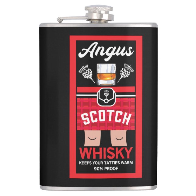 Flasques Drôle Scotch Whisky Flask (Devant)