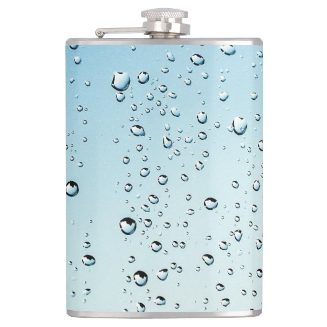 Flasques Eau avec bulles (Devant)