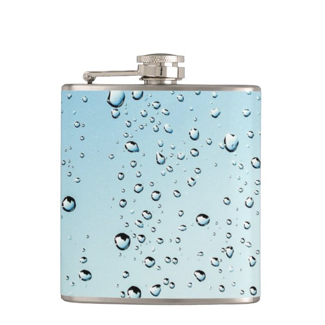 Flasques Eau avec des bulles (Devant)