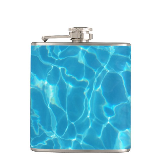 Flasques Eau de piscine bleu ciel cristallin (Devant)