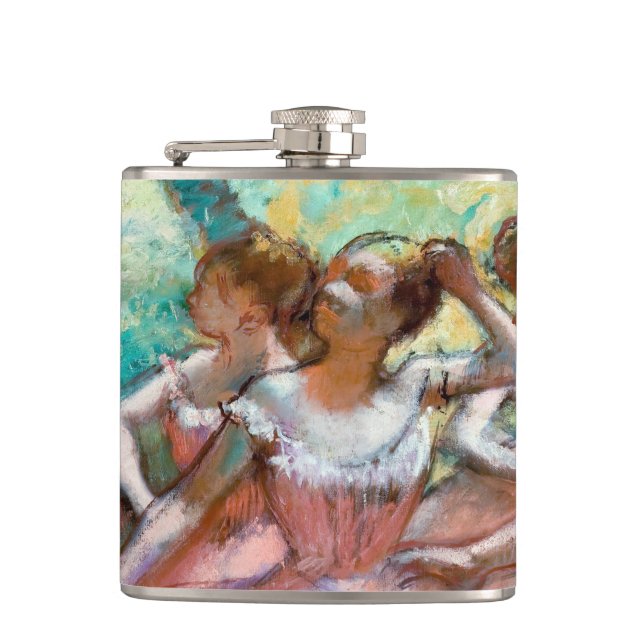 Flasques Edgar Degas - Quatre Ballerinas sur scène (Devant)