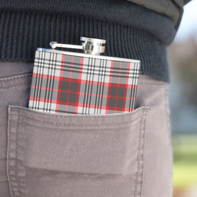 Flasques Edimbourg City Tartan Motif (En situation)