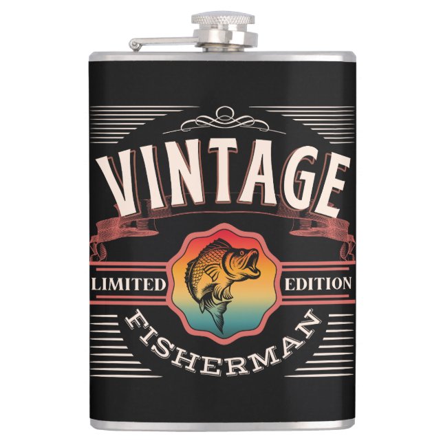 FLASQUES ÉDITION LIMITÉE PÊCHEUR VINTAGE  (Devant)