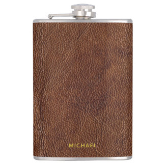 Flasques Effet cuir vieilli faux