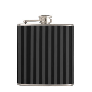 Flasques Elagnat Black & Smoky Black Vertical Stripes