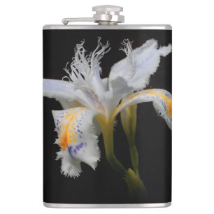 Flasques Élégant Cris Iris Blanc Floral