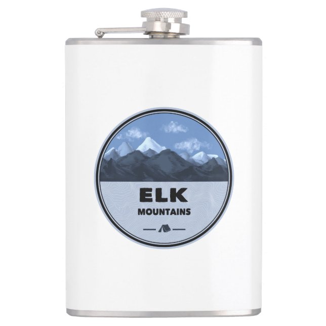 Flasques Elk Mountains Colorado Camping (Devant)