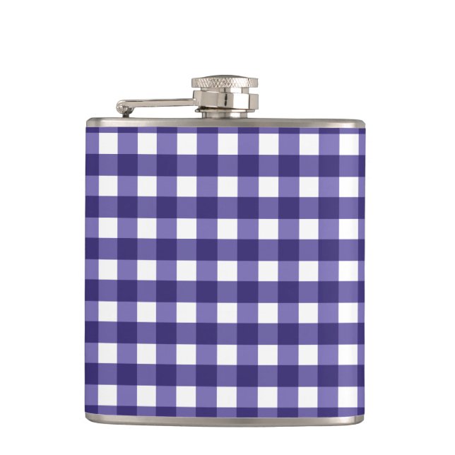 Flasques En vichy bleu marine (Devant)