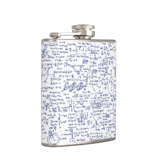 Flasques Équations de physique dans le stylo bleu //