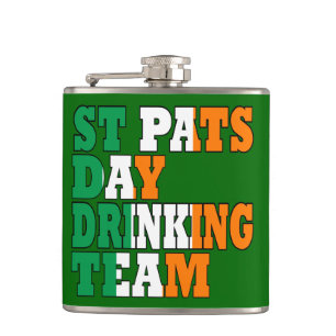 Flasques Équipe d'Irlande de St Pats